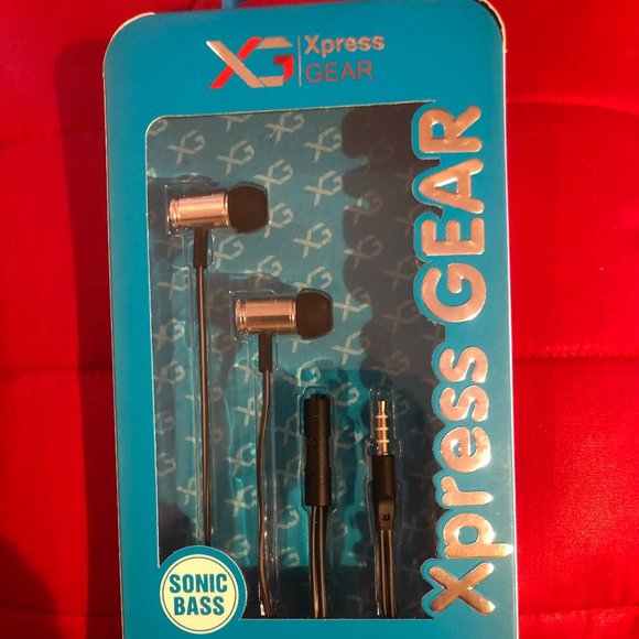 XPRESS GEAR Cell Phones & Accessories 2 Xpress Gear Headsetear Buds With Sonic Boom Base